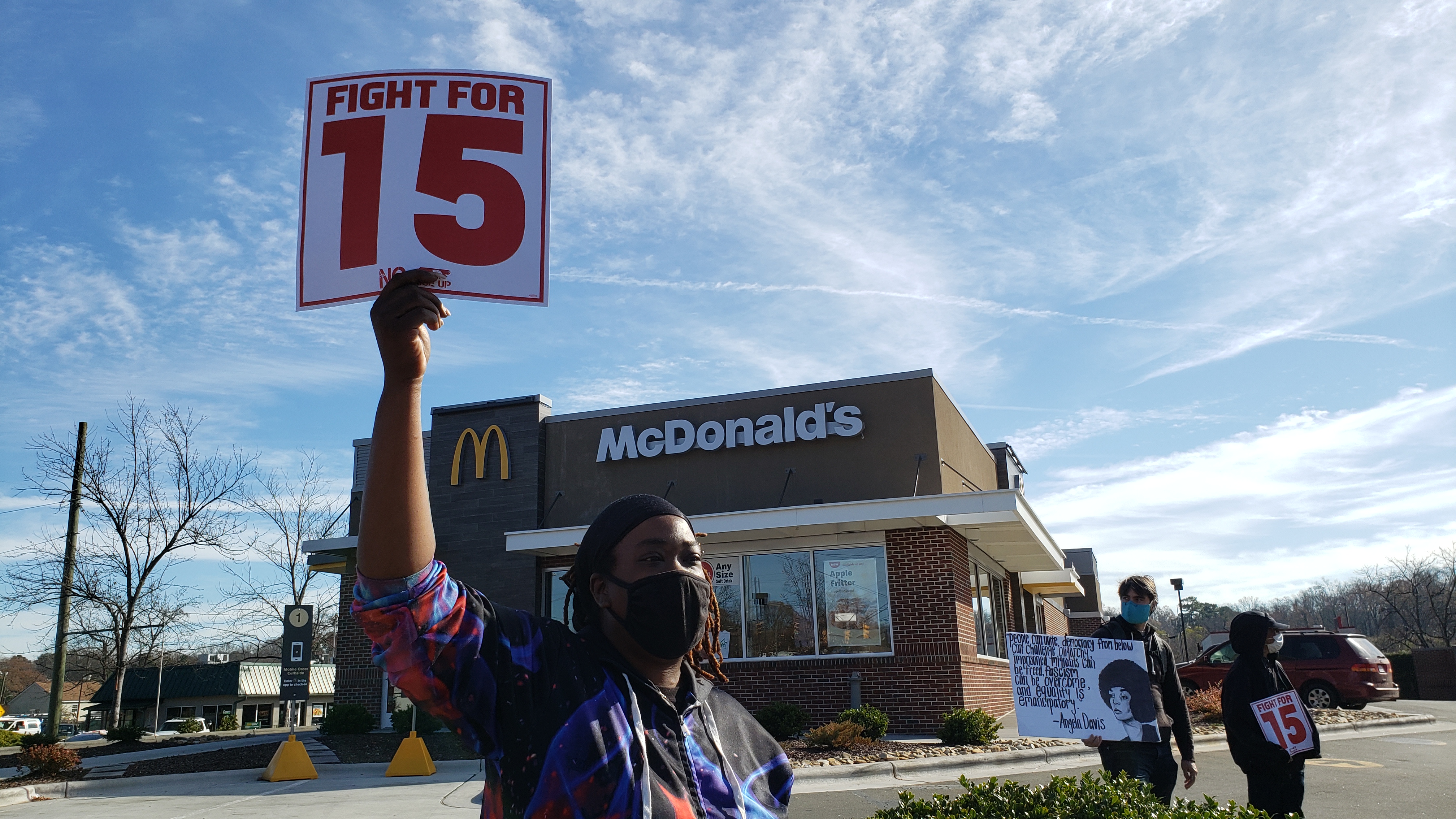 McDonald's workers strike over low wages, lack of COVID-19 protections |  Facing South