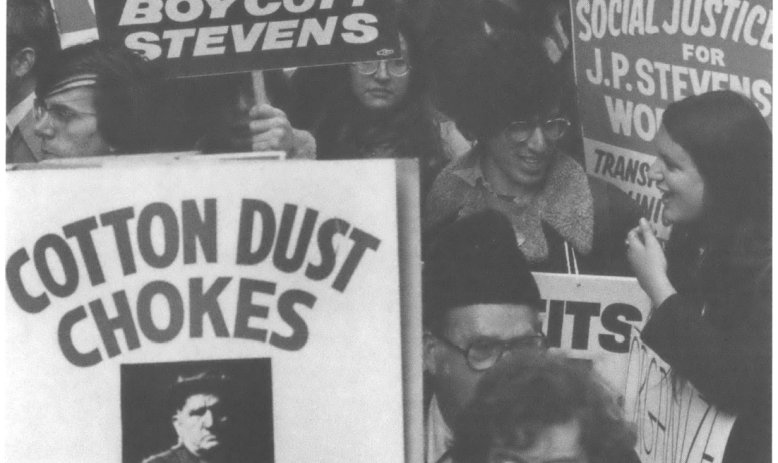 JP Stevens campaign flyers and signs