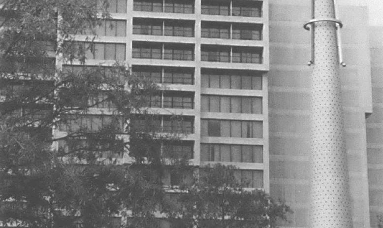 The CNN tower in Atlanta