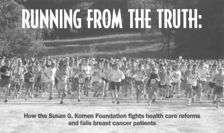 People running a road race