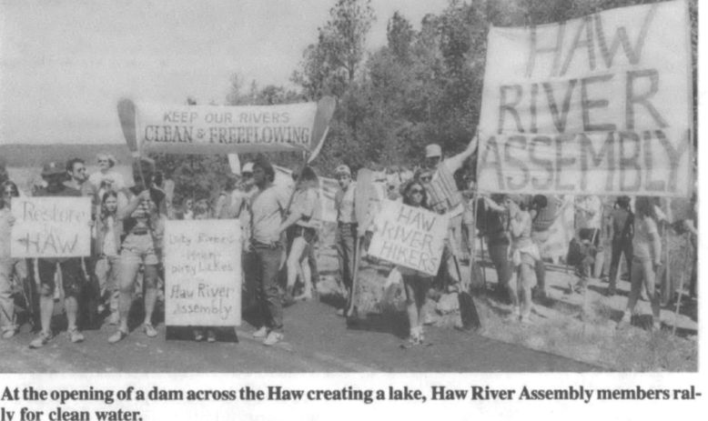 Haw River Assembly members assembly for clean water