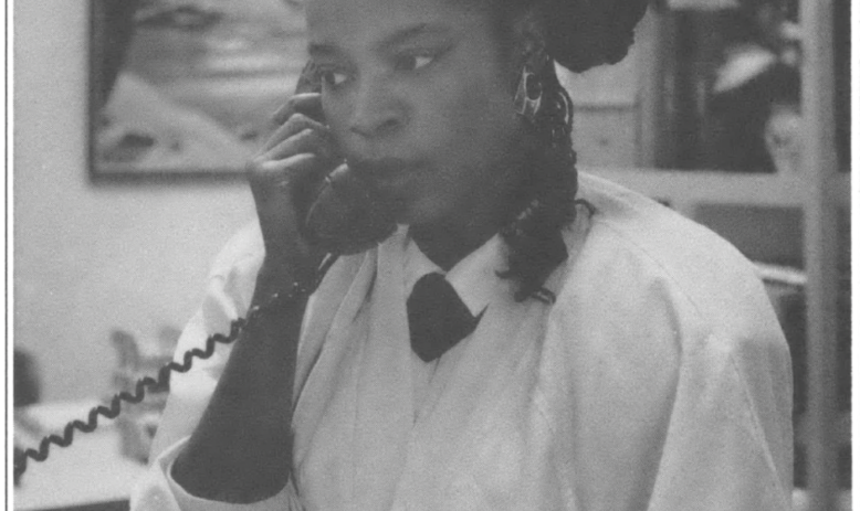 Donna Bazemore on the phone