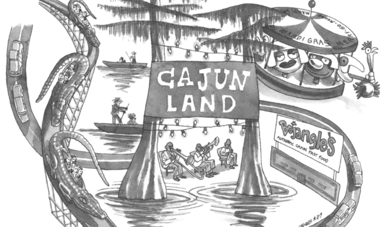 illustration of Cajun Land