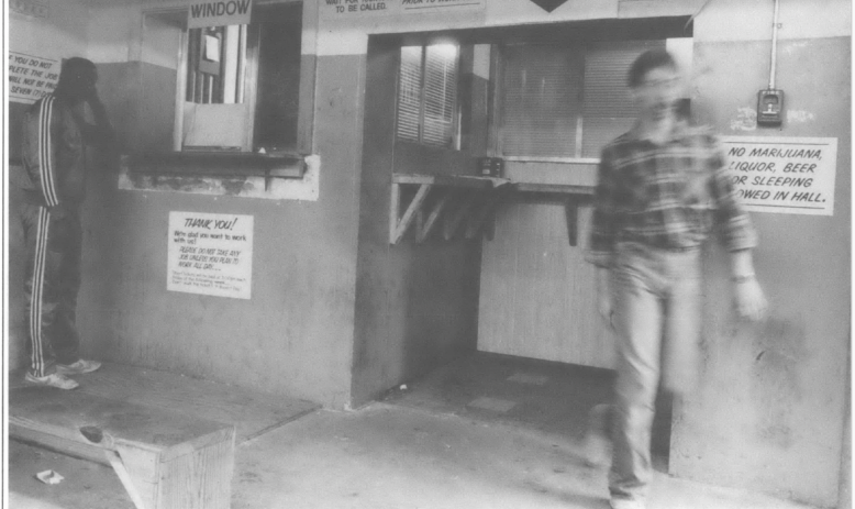 temporary workers at labor pools