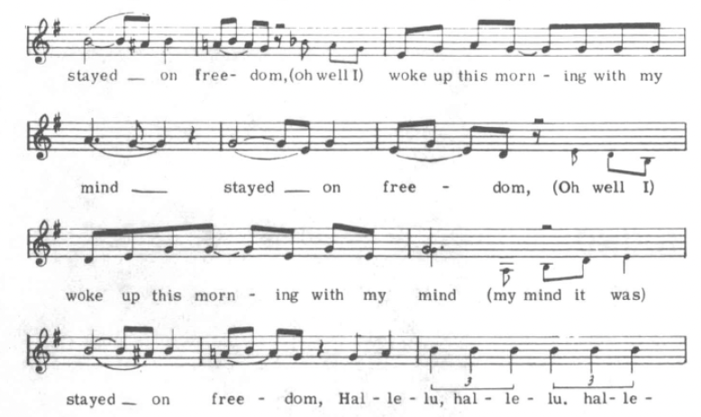 Photo of sheet music