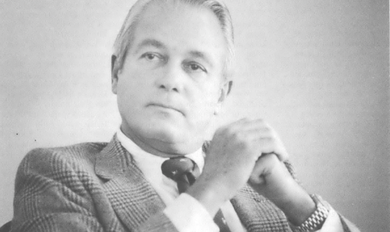 Black and White photo of Louisiana Governor Edwin Edwards