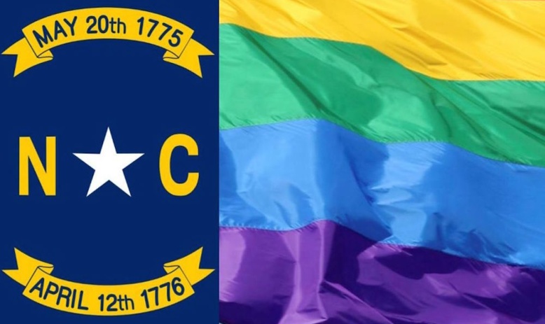 North Carolina Rainbow Flag