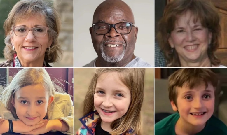 Headshots of six victims of Nashville school shooting