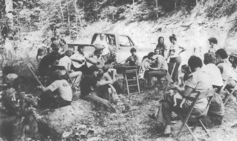 Knott Countians celebrate their land seizure with a picnic and music