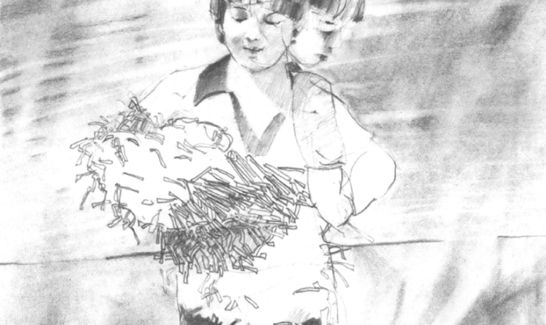 Illustration of a little boy
