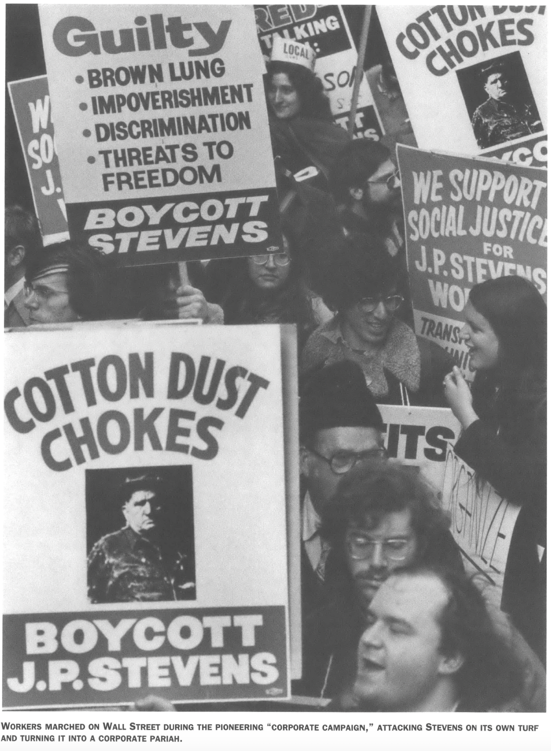 JP Stevens campaign flyers and signs