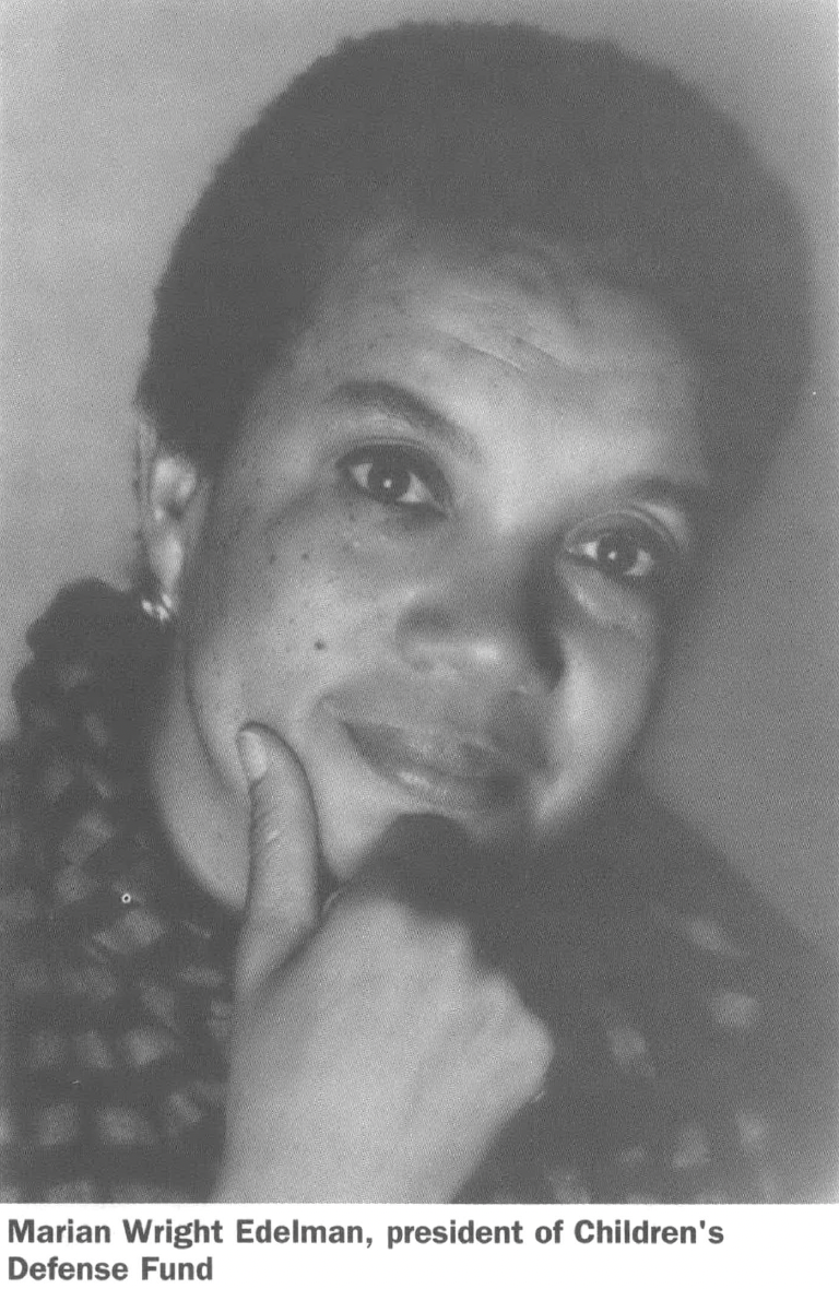 Marian Wright Edelman, president of Children's Defense Fund