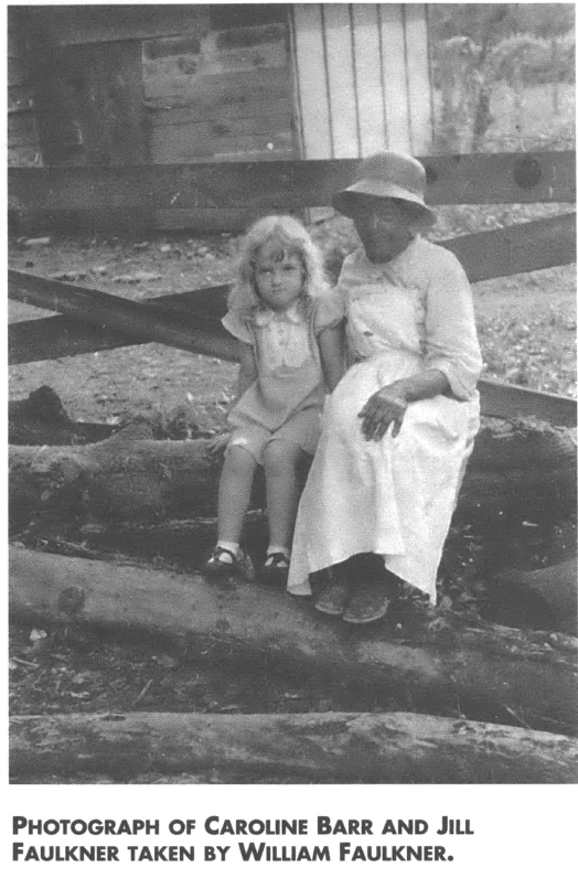 Photograph of Caroline Barr and Jill Faulkner taken by William Faulkner