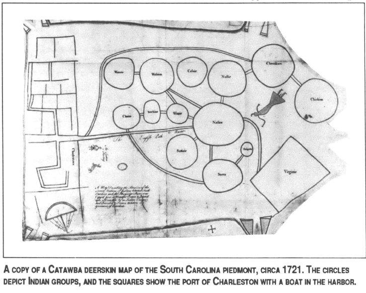 Map with lots of adjoining circles