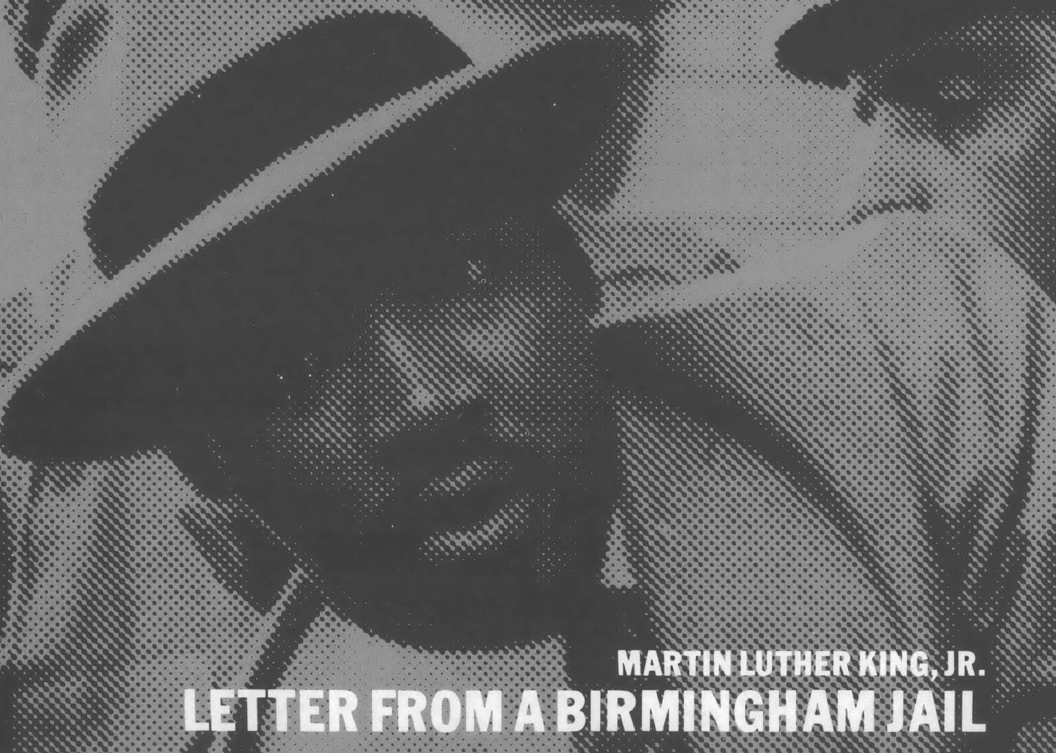 Black and white photograph of Martin Luther King Jr. at an angle