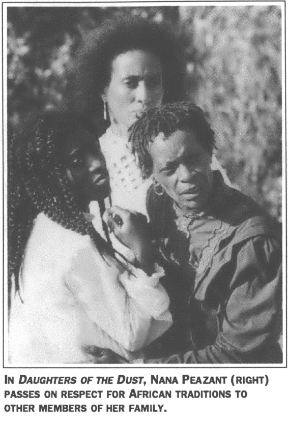 three woman looking off camera outside