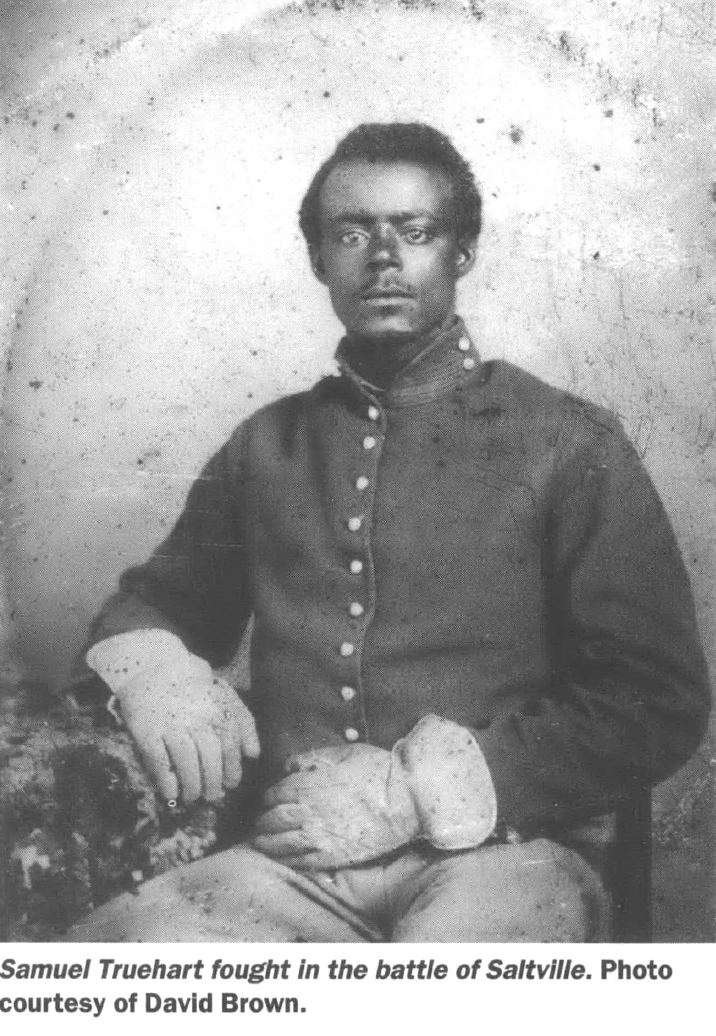 Samuel Truehill fought in the battle of Salthill