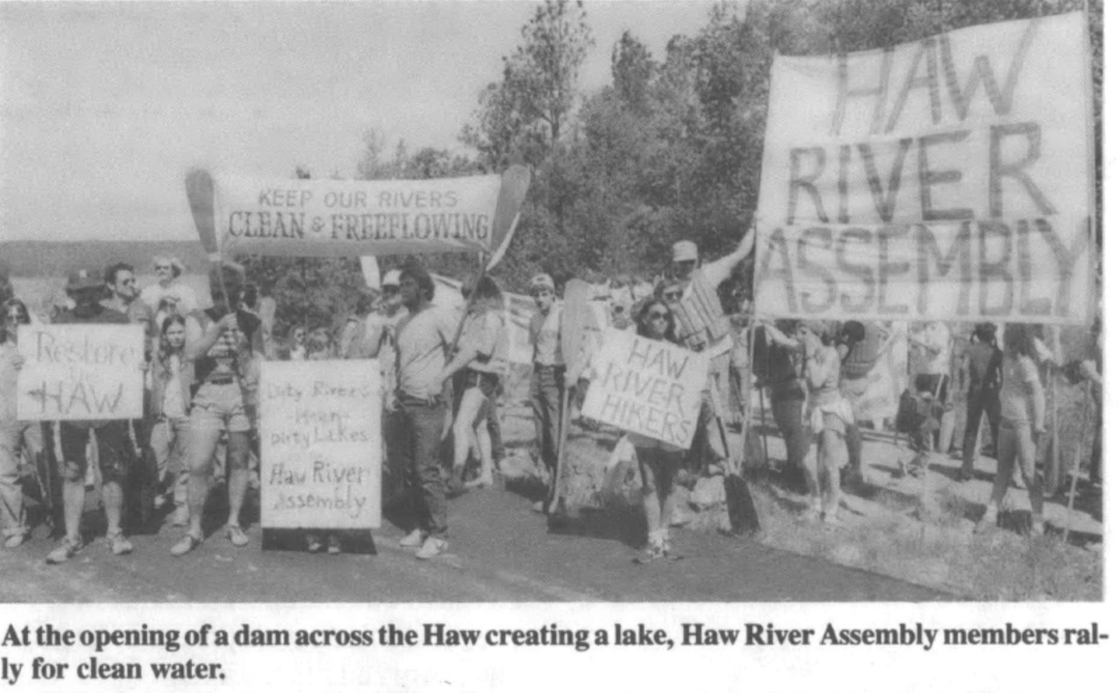 Haw River Assembly members assembly for clean water