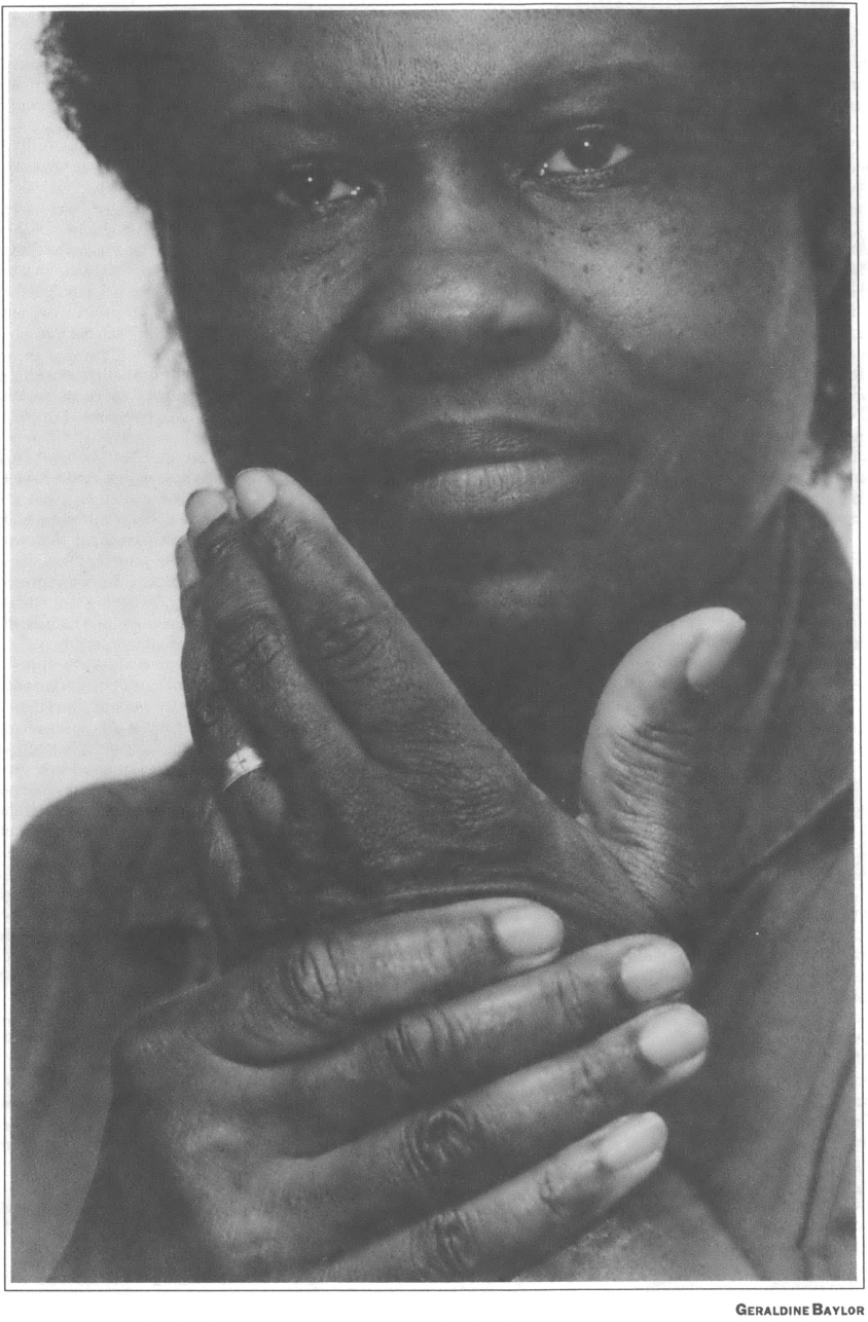 Geraldine Baylor portrait