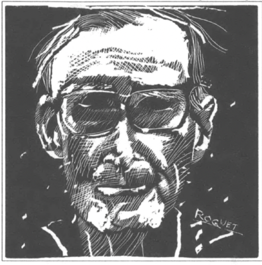 illustration of an old man's face