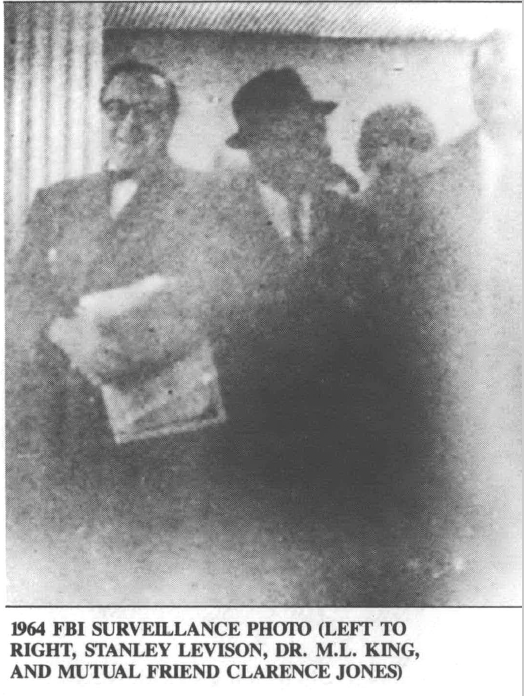 Black and white photo of Rev. Dr. Martin Luther King and Clarence Jones