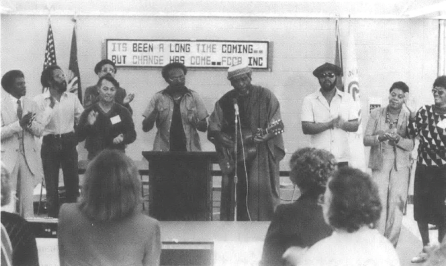 Sing-along at an FCCA workshop