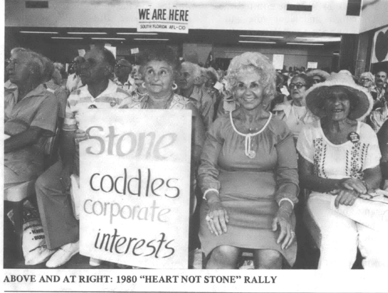 1980 "Heart Not Stone" rally