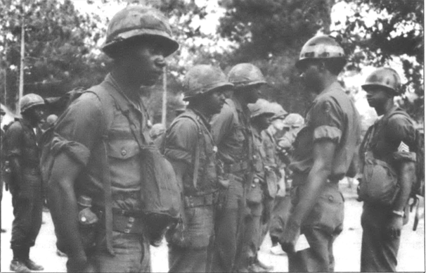 Black soldiers in the US Army