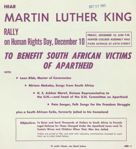 Newly Discovered 1964 MLK Speech on Civil Rights, Segregation, and Apartheid South Africa