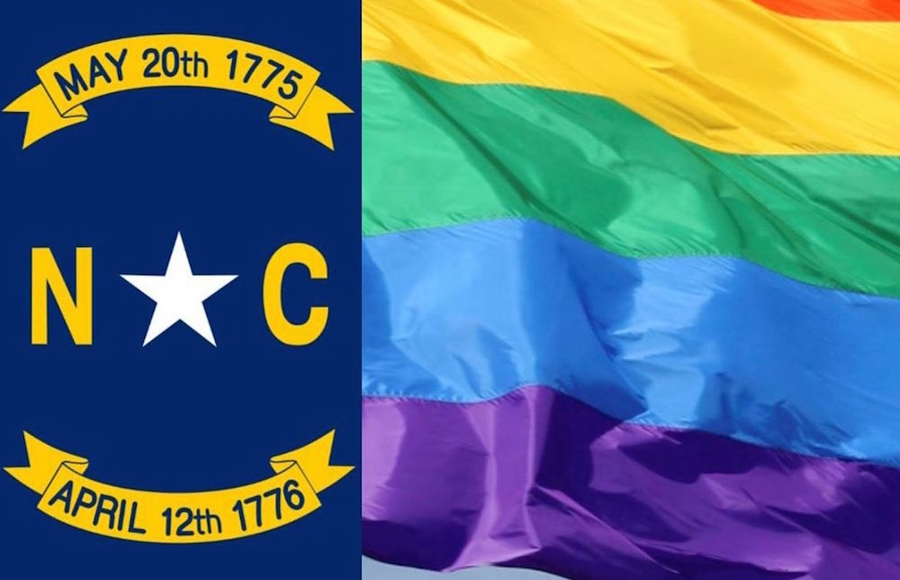 North Carolina Rainbow Flag