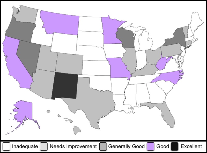 post-election audits map